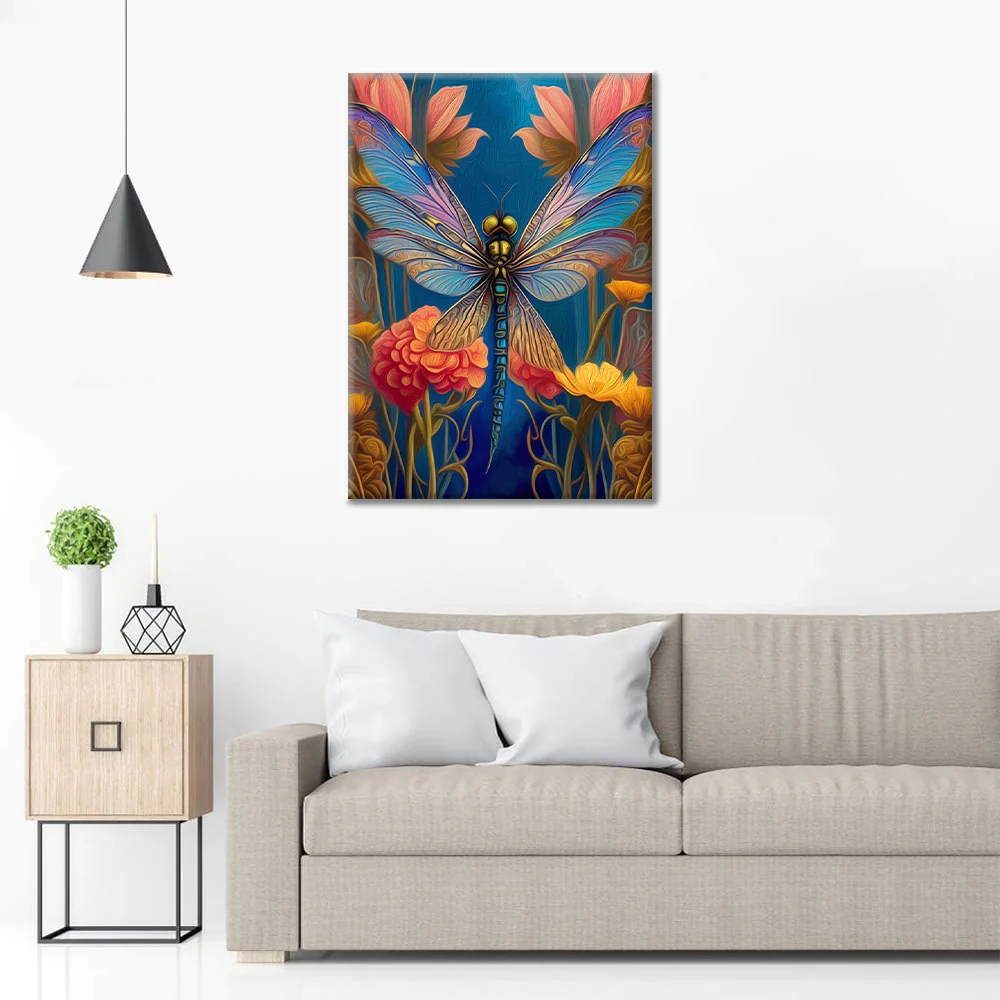 A Beautiful Dragonflies - Paint by Numbers - Image 3