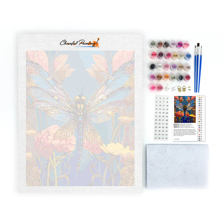 A Beautiful Dragonflies - Paint by Numbers - Image 4
