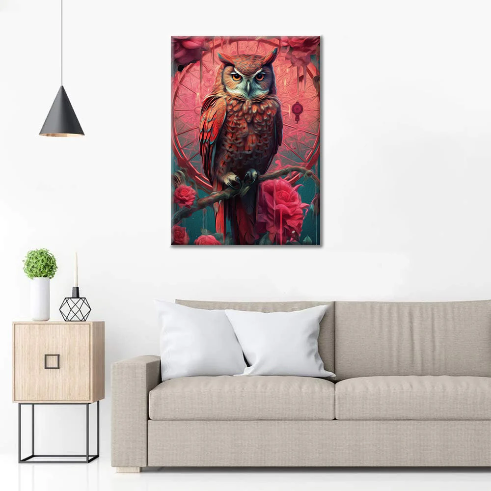 A owl - Paint by Numbers - Image 3