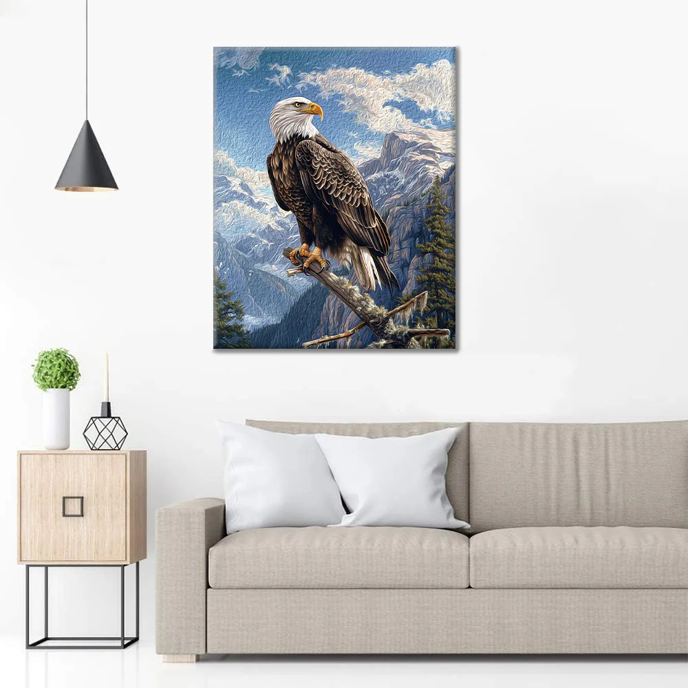 Bald Eagle - Paint by Numbers - Image 3
