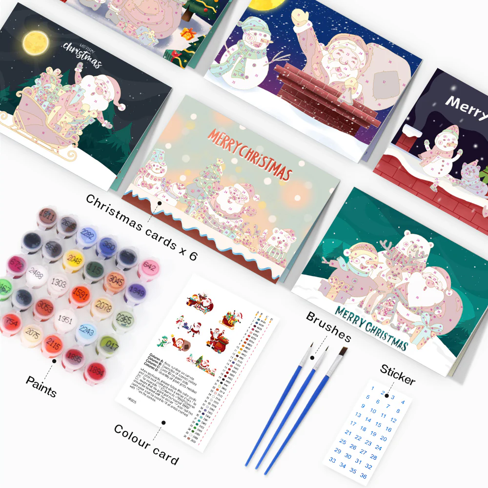 Christmas card V (Set of 6) - Image 8