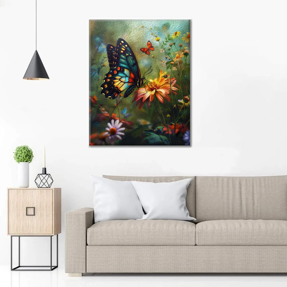 Colorful Butterfly - Paint by Numbers - Image 3