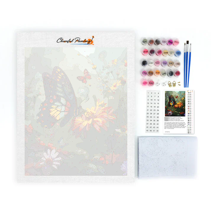 Colorful Butterfly - Paint by Numbers - Image 4