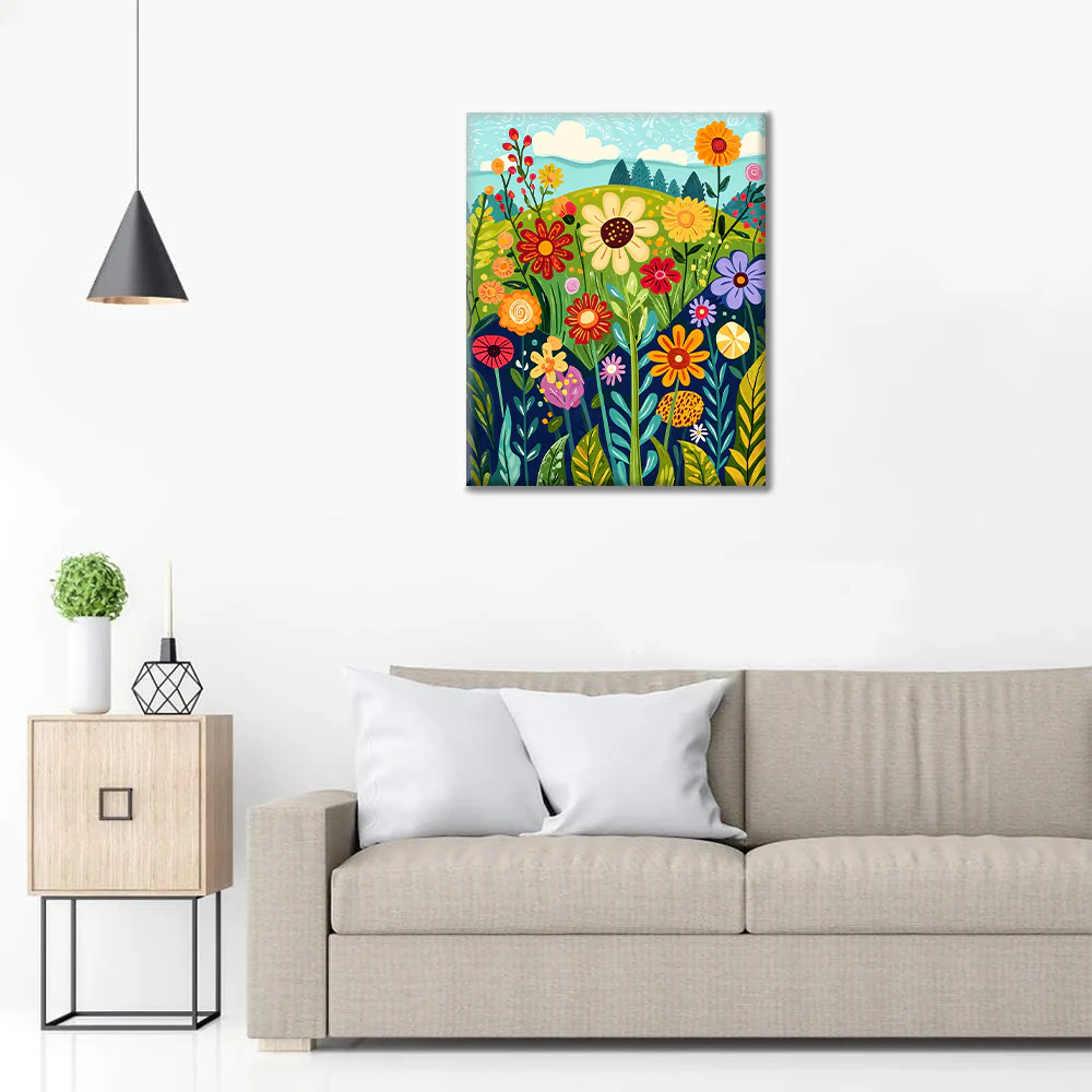 Wildflowers in the Wilderness - Paint by Numbers - Image 3