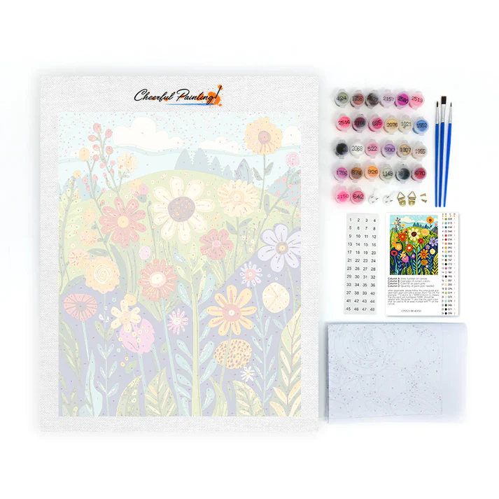 Wildflowers in the Wilderness - Paint by Numbers - Image 4