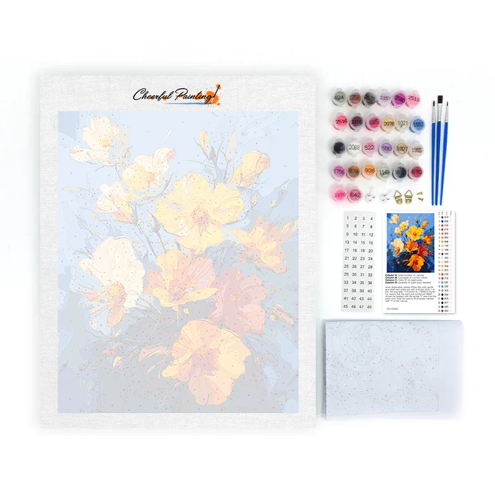 Delighrful Flowers - Paint by Numbers - Image 4