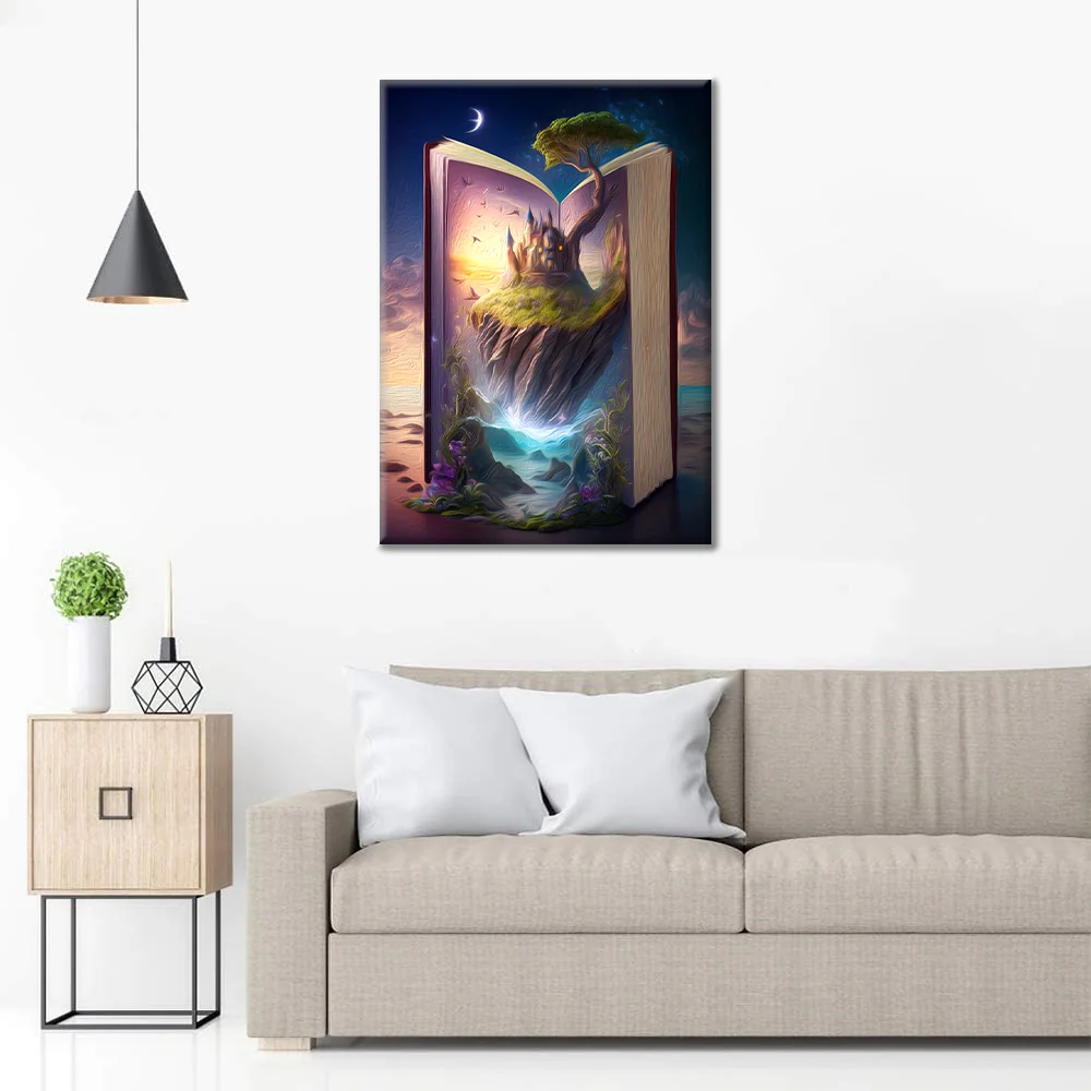 Fairytale coming out of a book - Paint by Numbers - Image 3