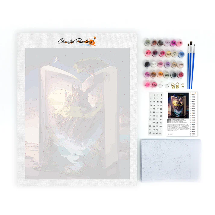 Fairytale coming out of a book - Paint by Numbers - Image 4