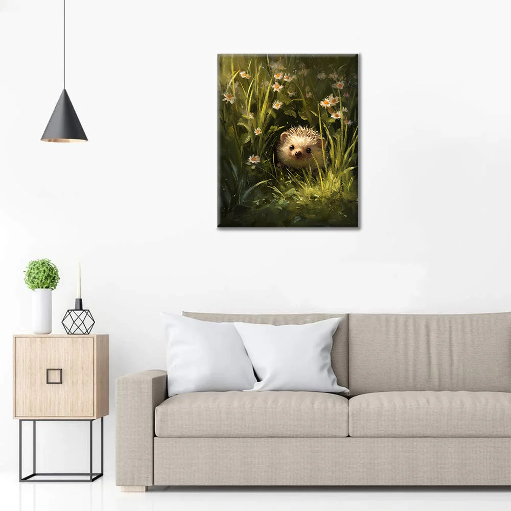 Floral Hedgehog - Paint by Numbers - Image 3
