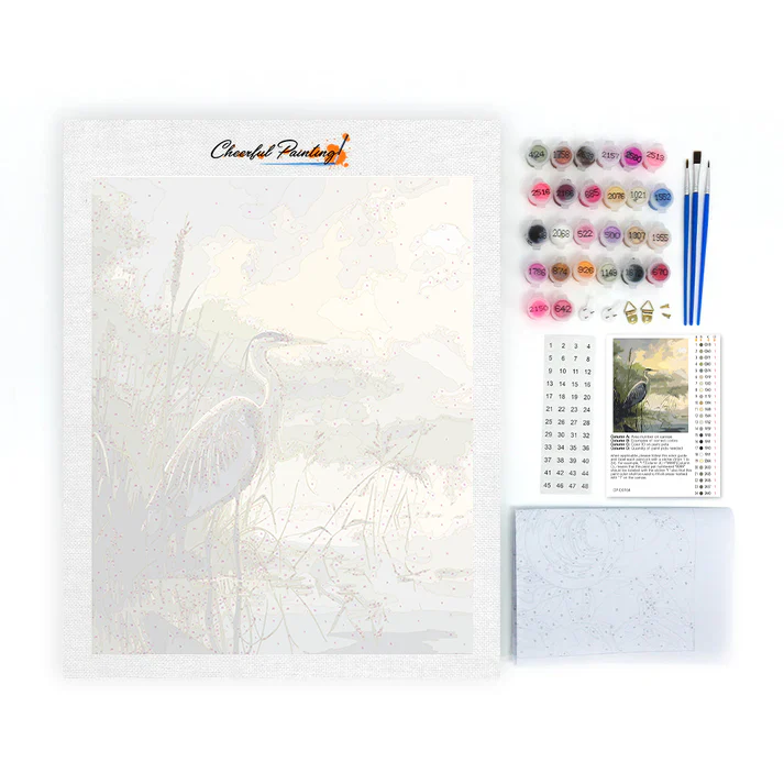 Heron - Paint by Numbers - Image 4