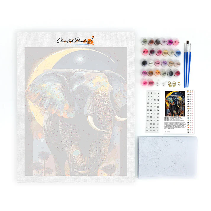 Just love Elephants - Paint by Numbers - Image 4