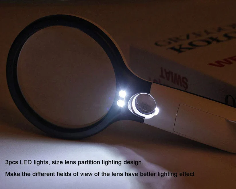 Magnifying Glass with LED Light - Image 3