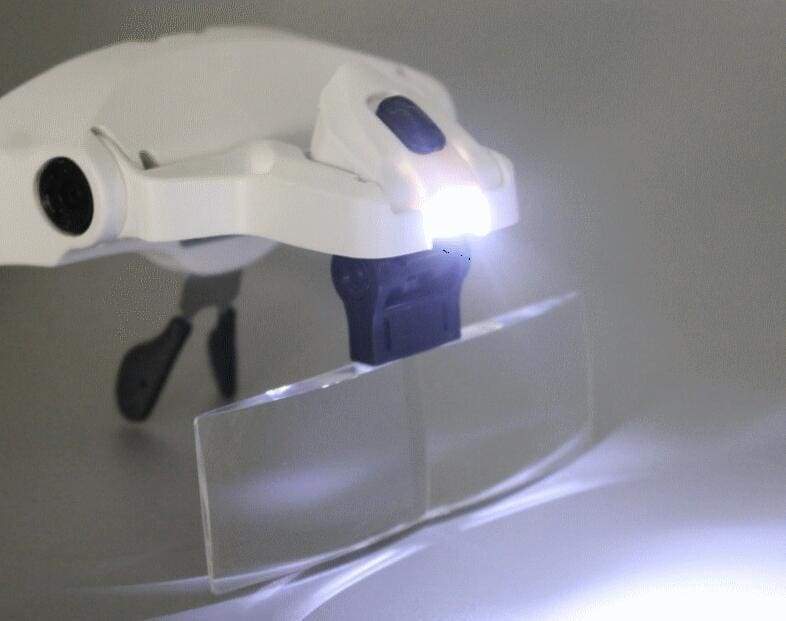 Magnifying Glasses LED Lighted Headband Magnifier Lamp - Image 3