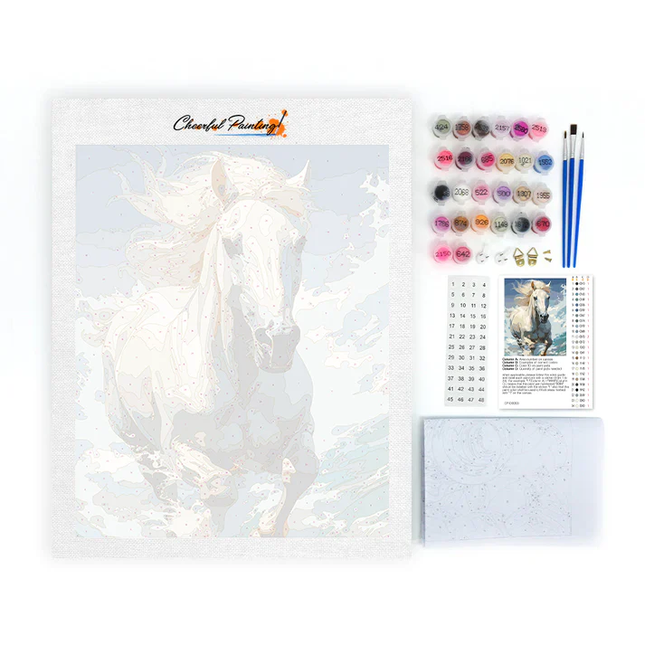 Majestic Horse running - Paint by Numbers - Image 4