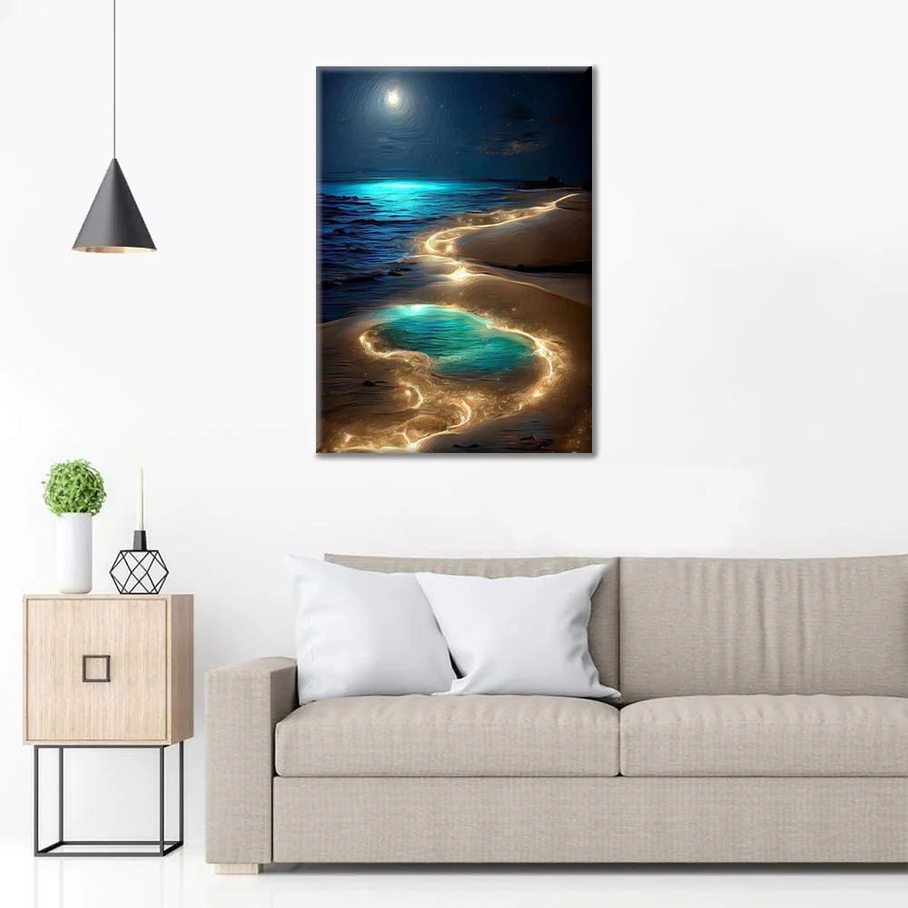 Moon Scape - Paint by Numbers - Image 3