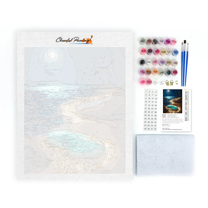 Moon Scape - Paint by Numbers - Image 4