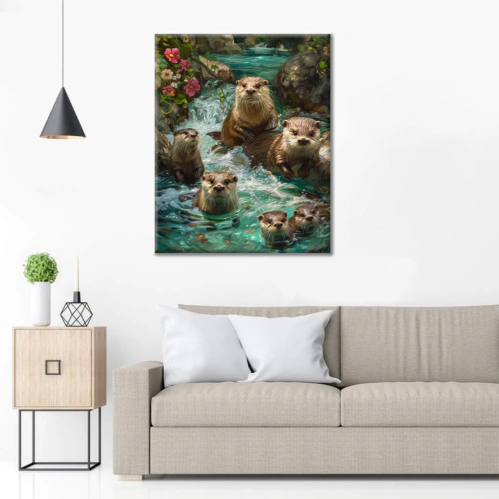 Otter - Paint by Numbers - Image 3