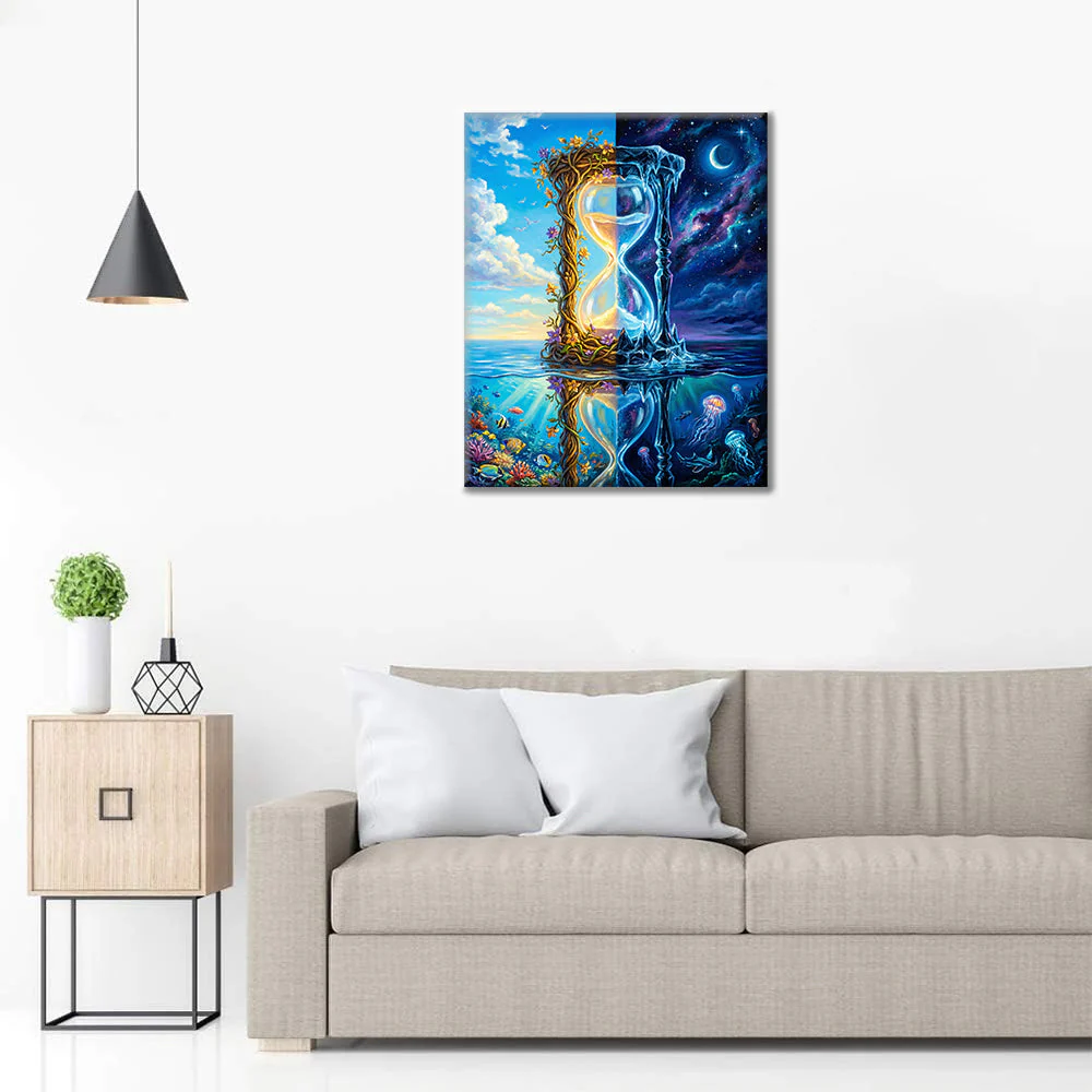 Time Hourglass - Paint by Numbers - Image 3