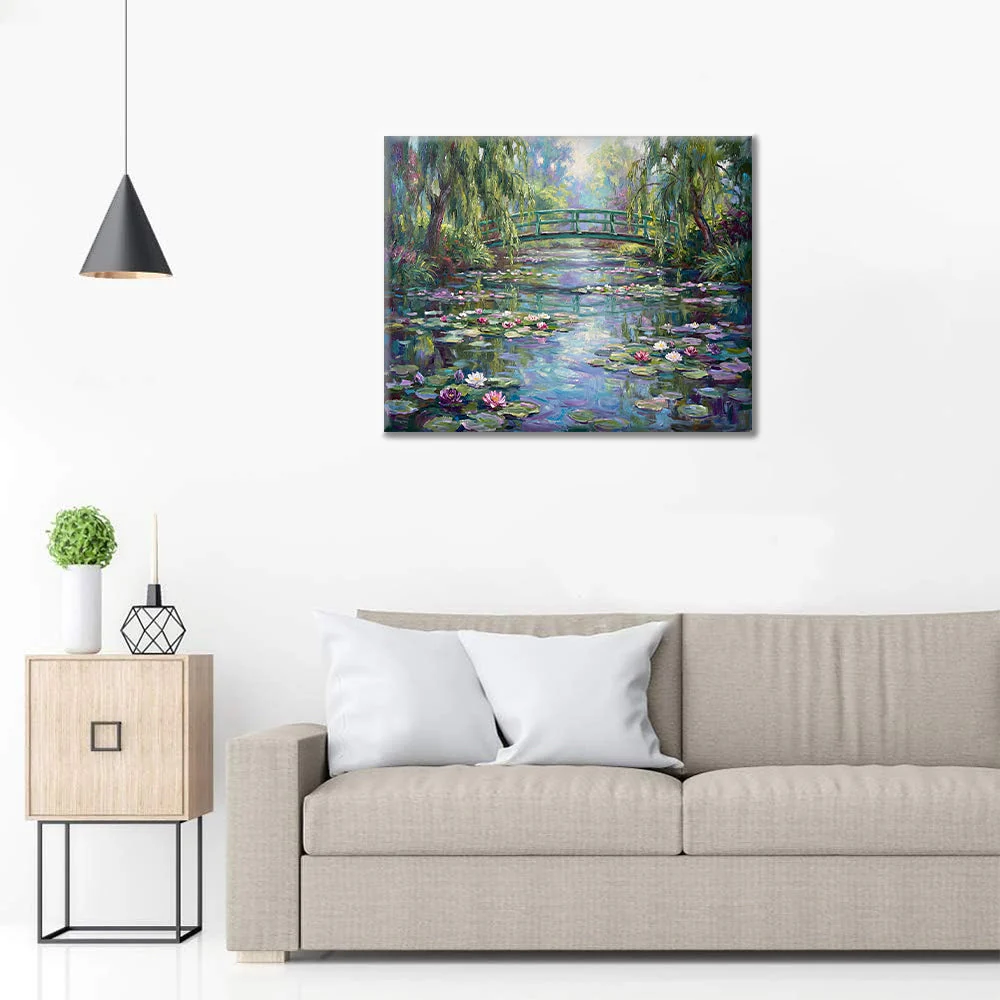 Water Lilies at Giverny - Paint by Numbers - Image 3