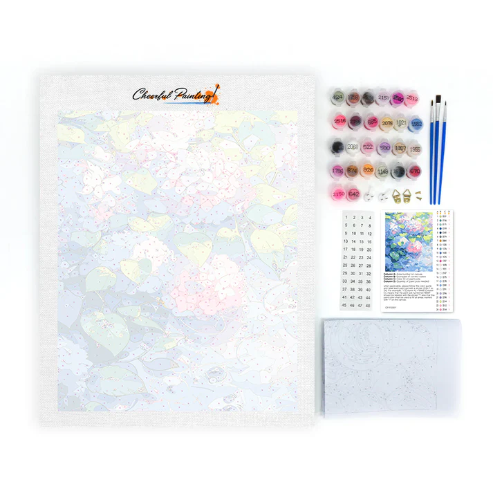 White Light Flower - Paint by Numbers - Image 4